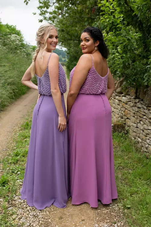 Lilac bridesmaid dresses plus size top